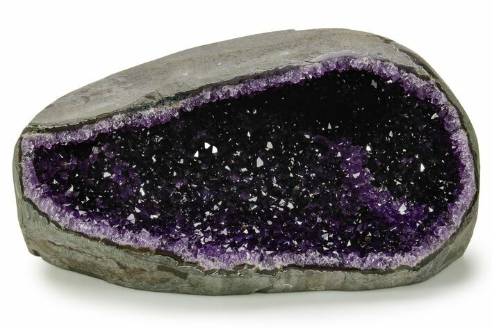 Sparkly Deep-Purple Amethyst Geode - Uruguay #378194